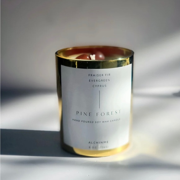 Pine Forest Crystal Luxury Candle - Picture 2 of 2